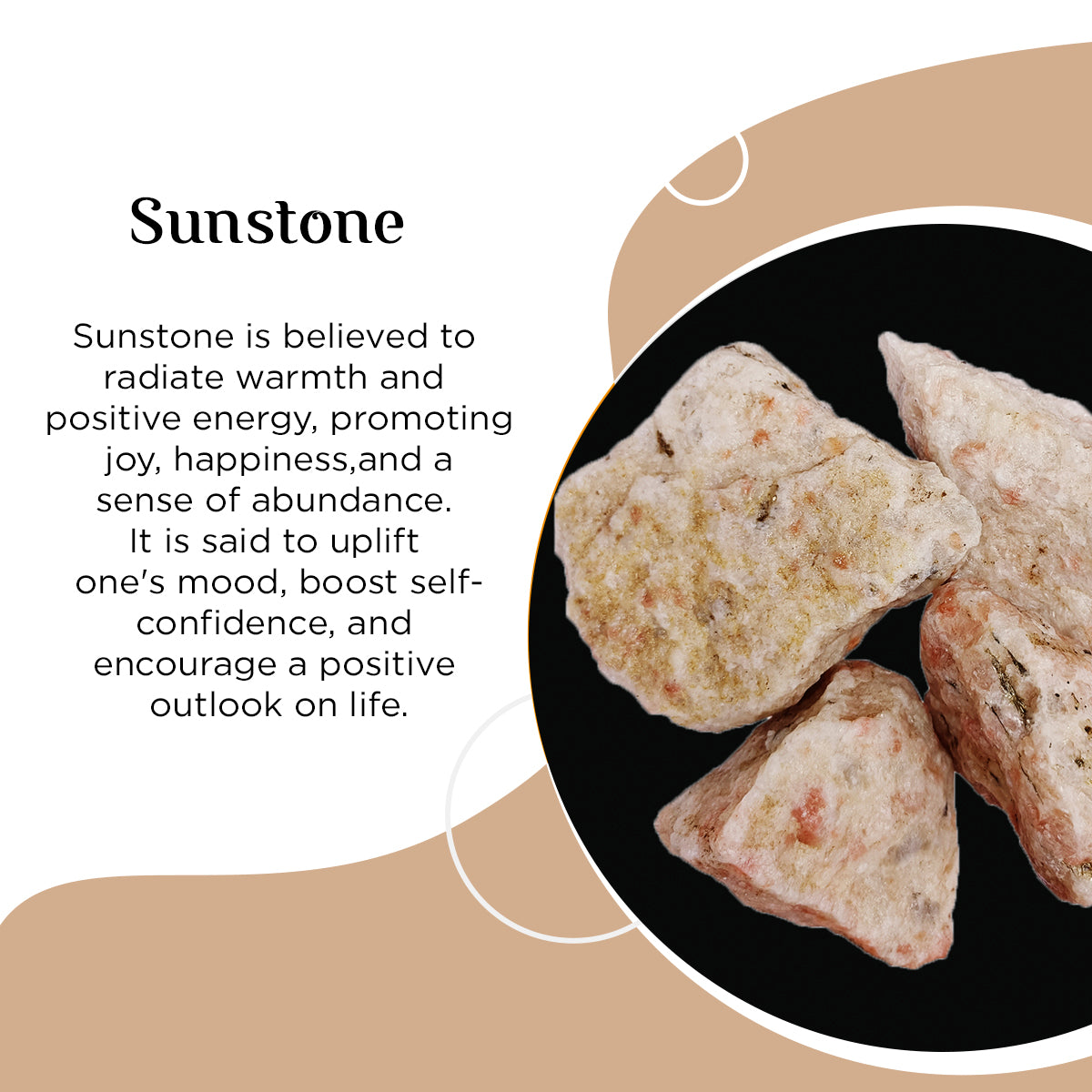 Sunstone Raw Rough Stone