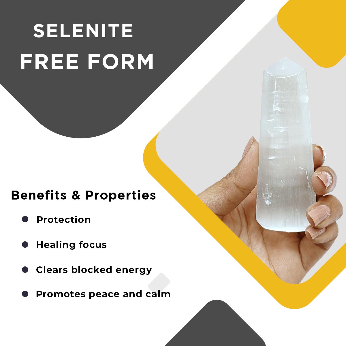 Selenite Free Form