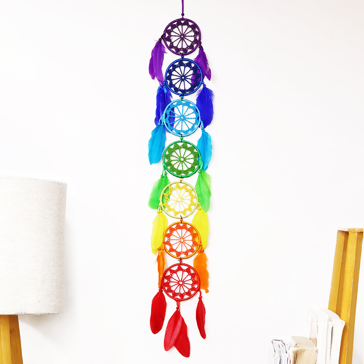 7 Chakra Colorful Dream Catcher