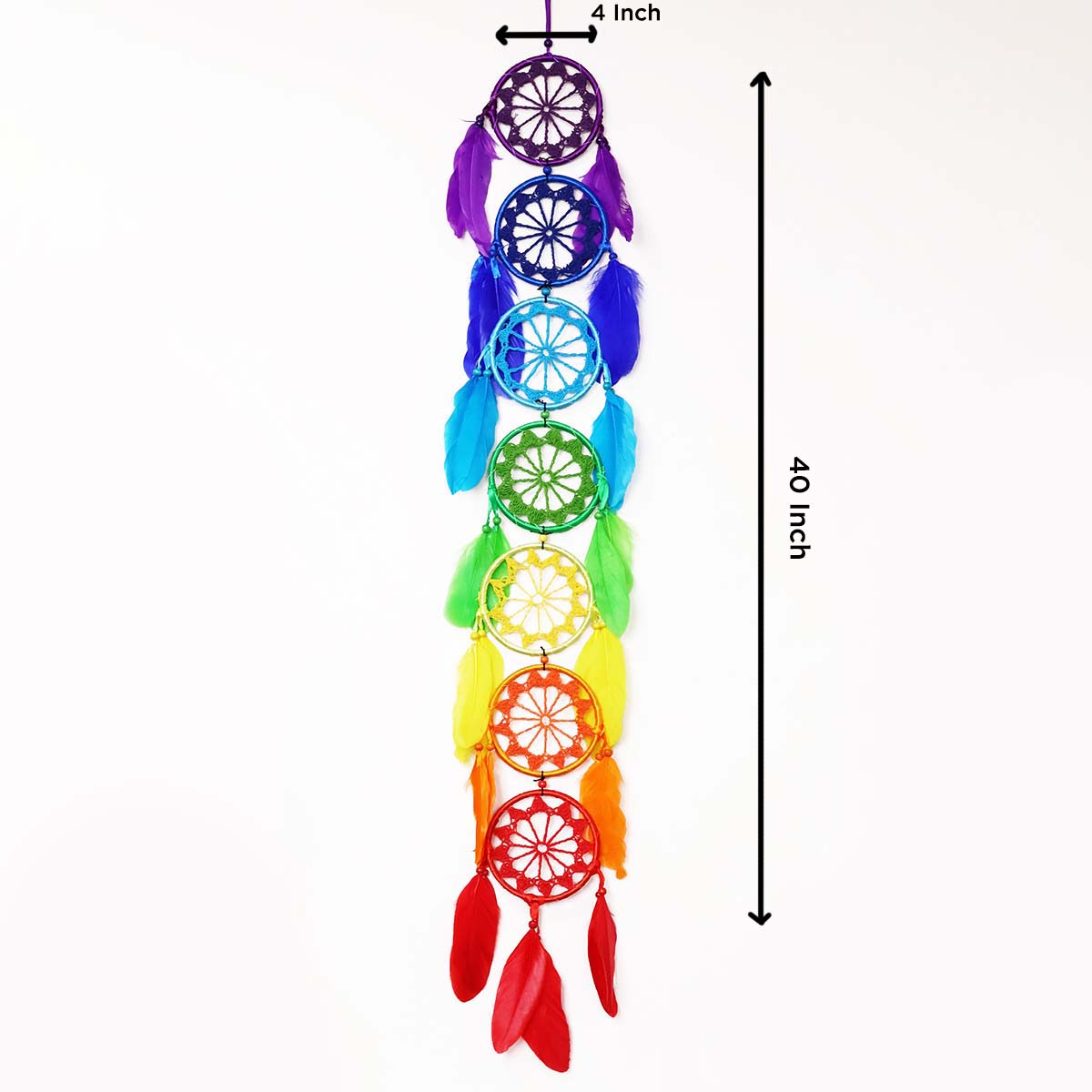 7 Chakra Colorful Dream Catcher