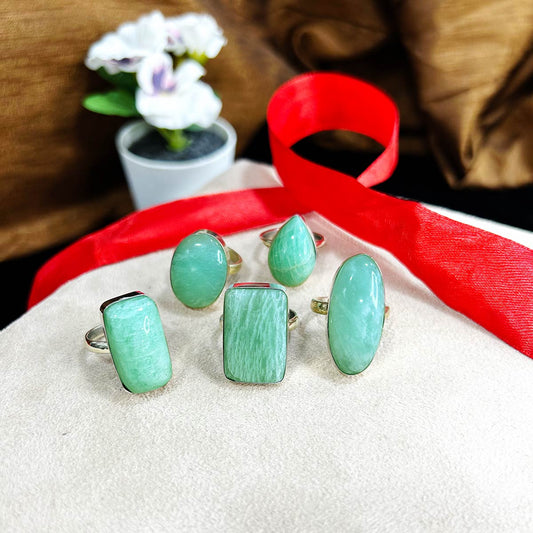 Amazonite Stone Ring