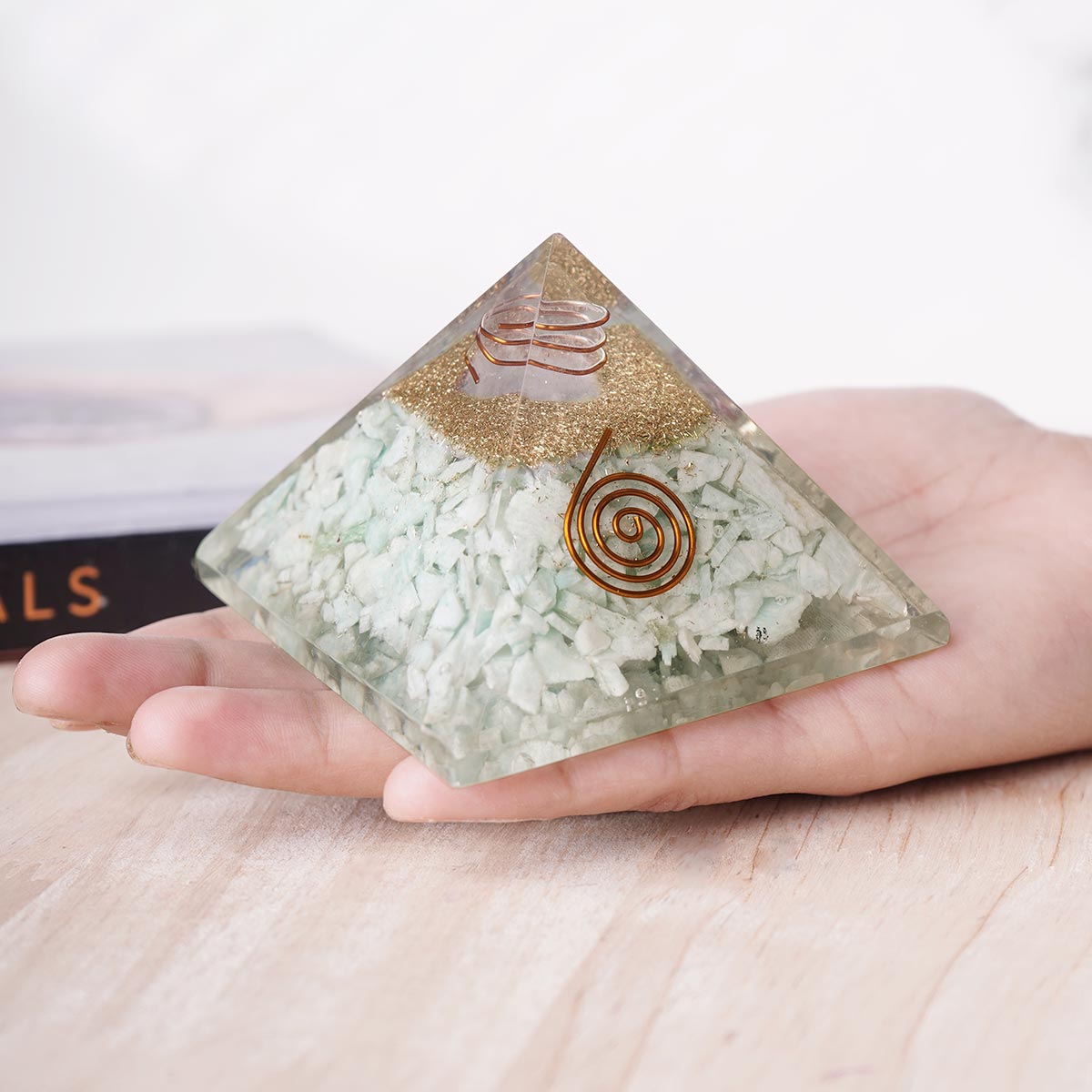 Amazonite Orgone Pyramid