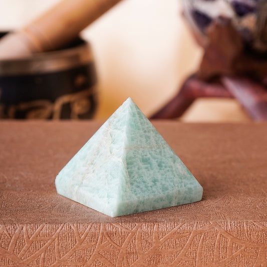 Amazonite Stone Pyramid