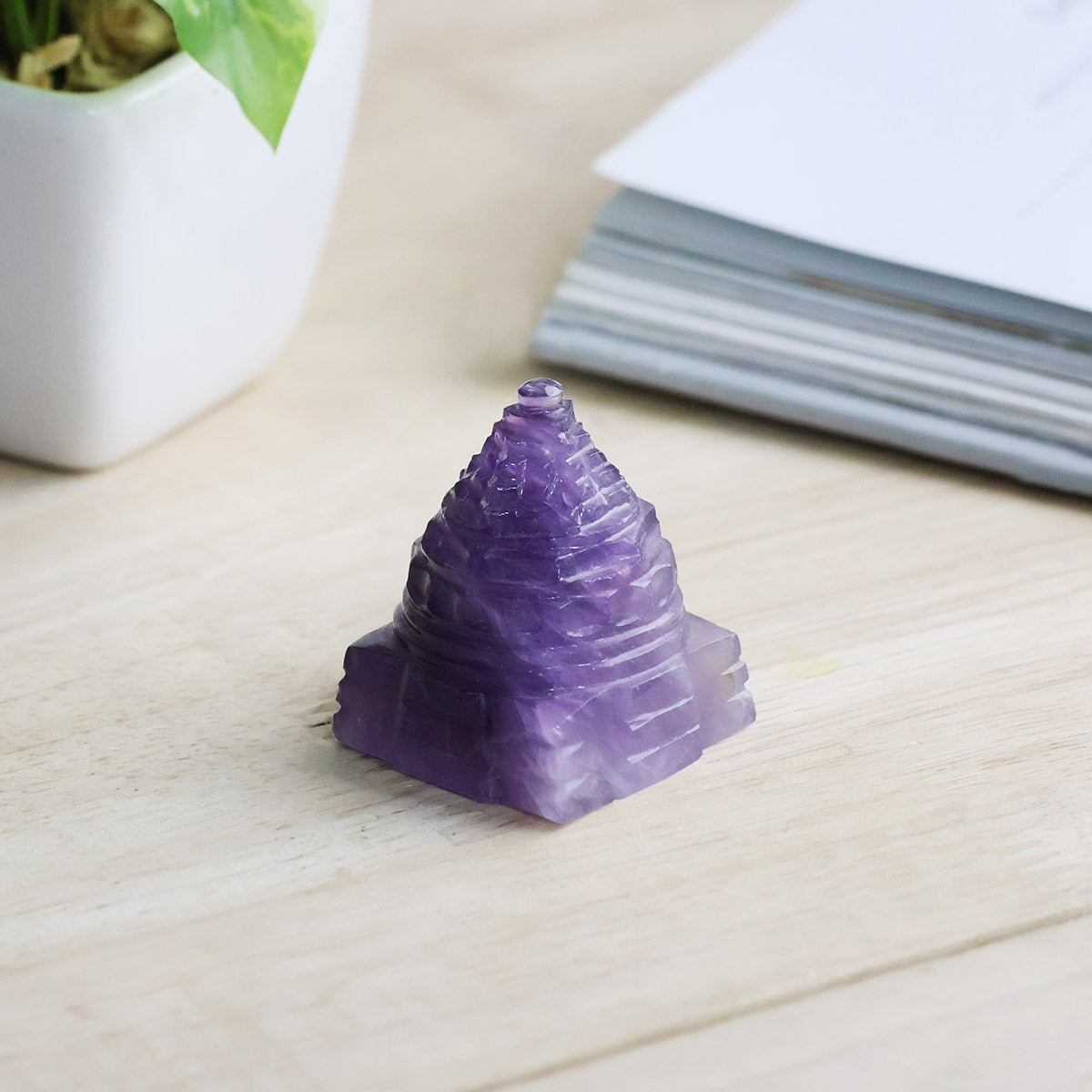 Amethyst Shree Yantra