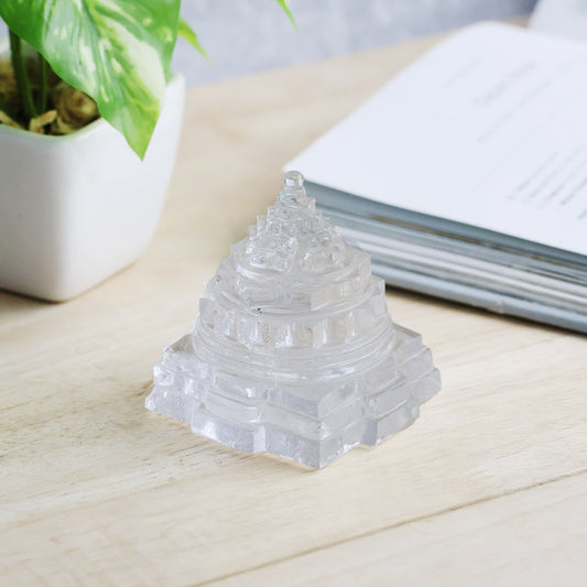 Clear Quartz Shree Yantra