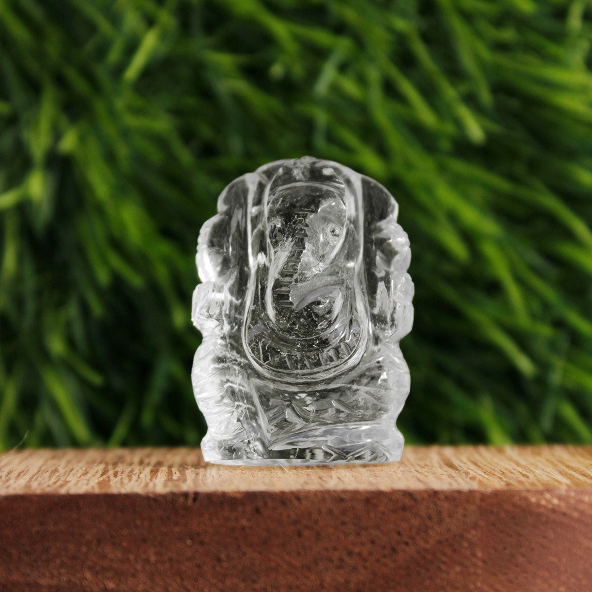 Clear Quartz Stone Ganesha