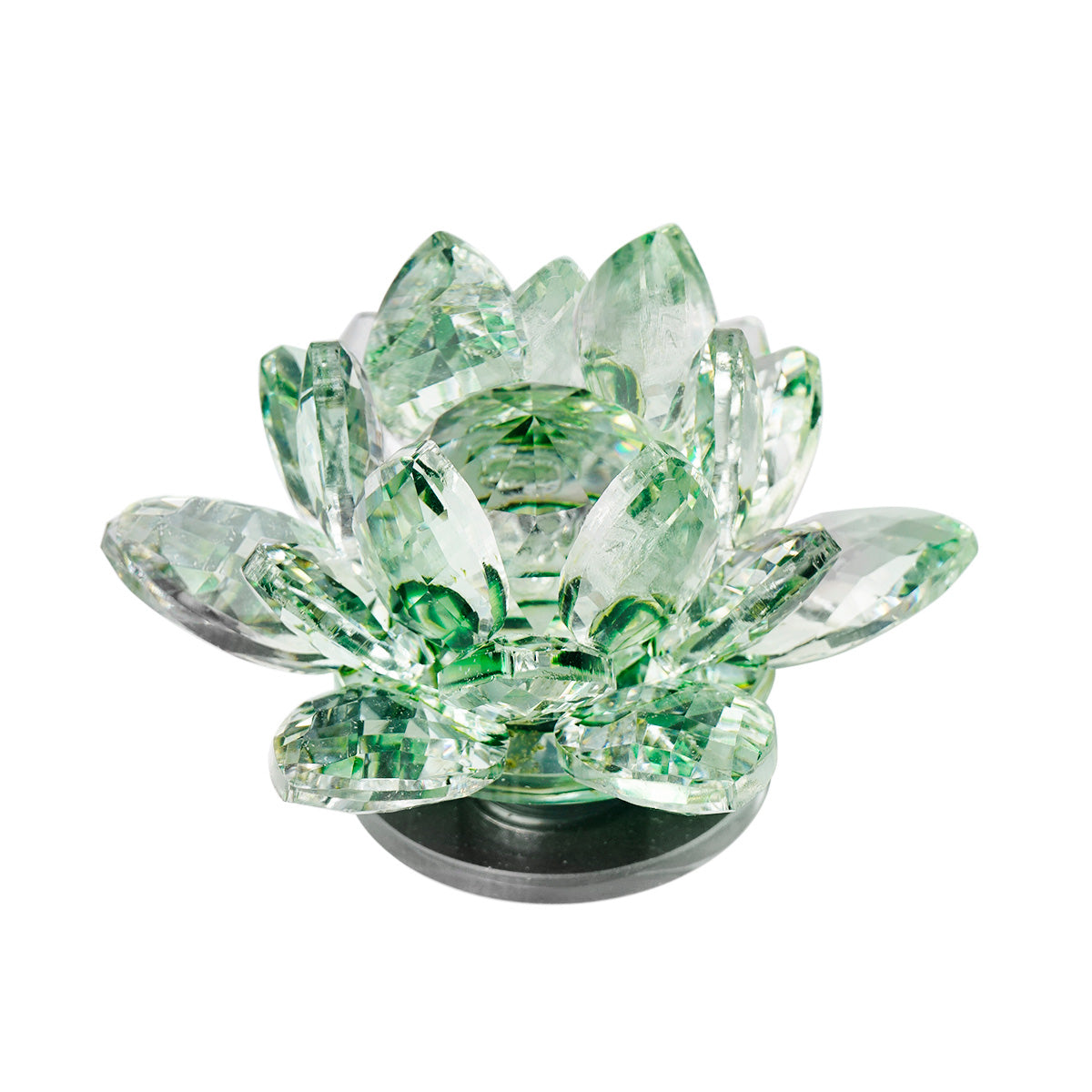 Crystal flower Lotus Green