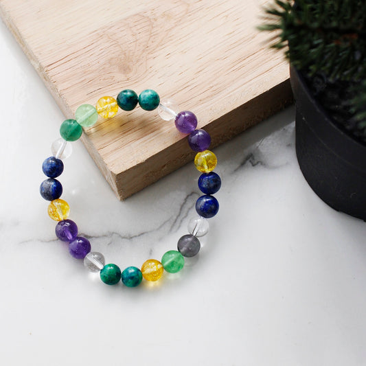 Natural Crystal Education Bracelet