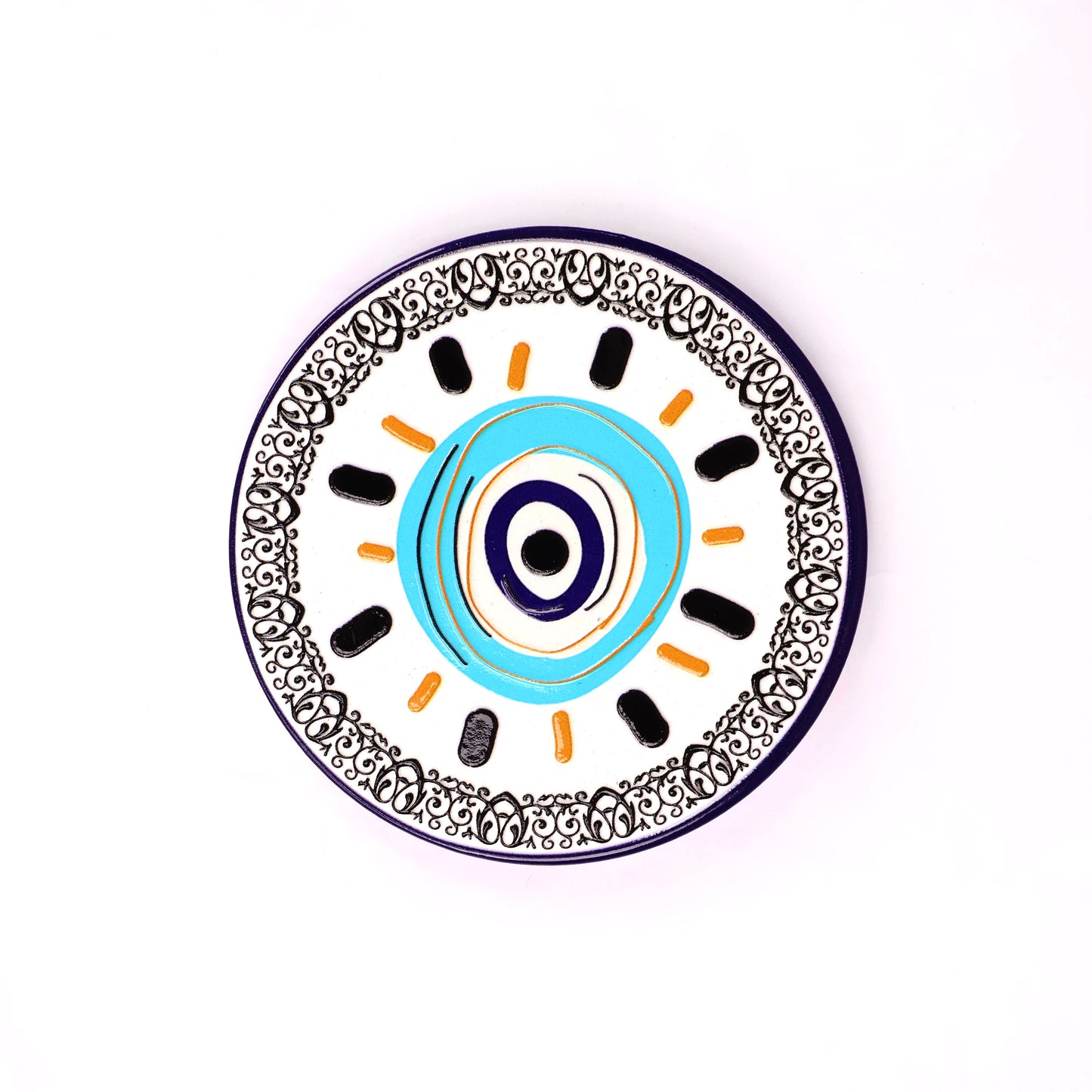 Evil Eye Ceramic Coaster