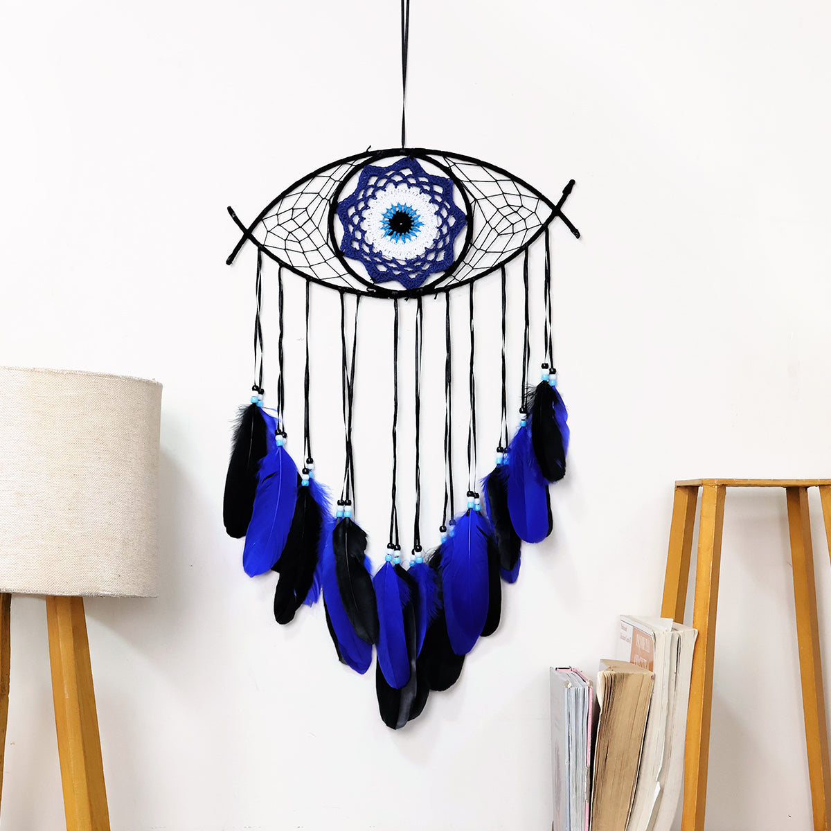 Evil Eye Eye Shape Dream Catcher (Black)