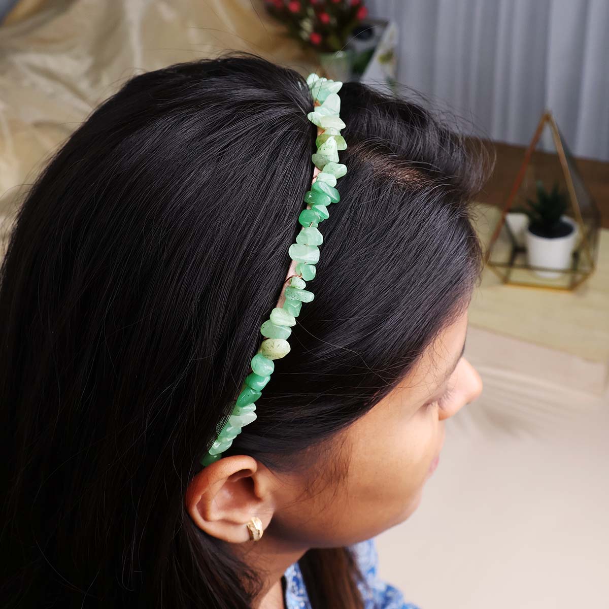 Crystal Chips Hair Hoop Elegant Women Headband