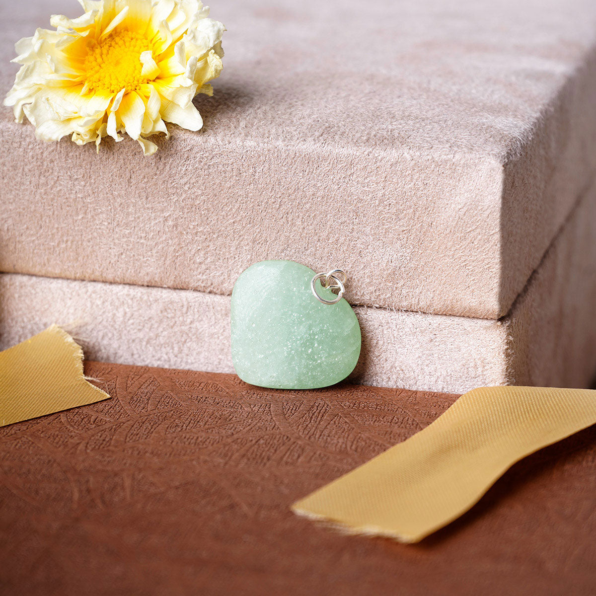 Green Aventurine Heart Pendant