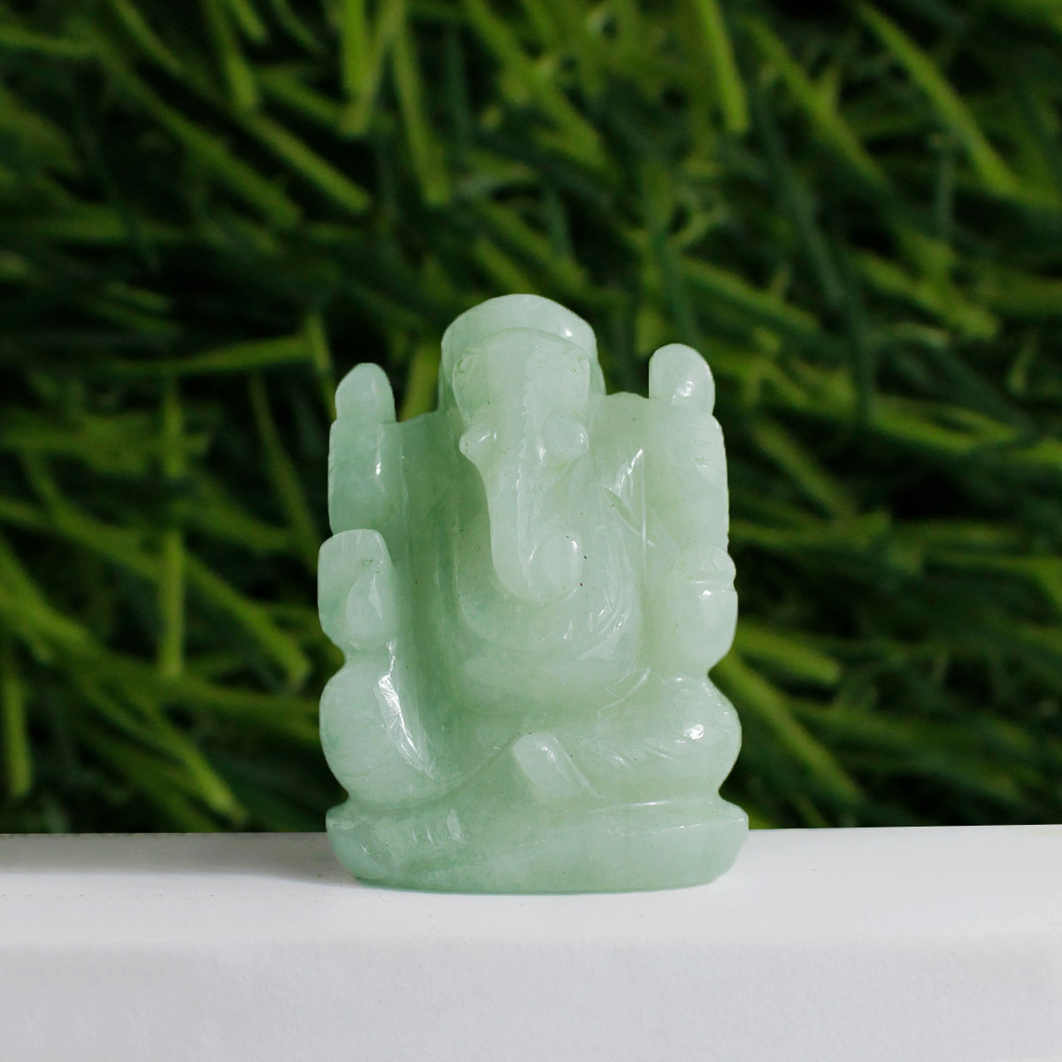 Green Aventurine Stone Ganesha