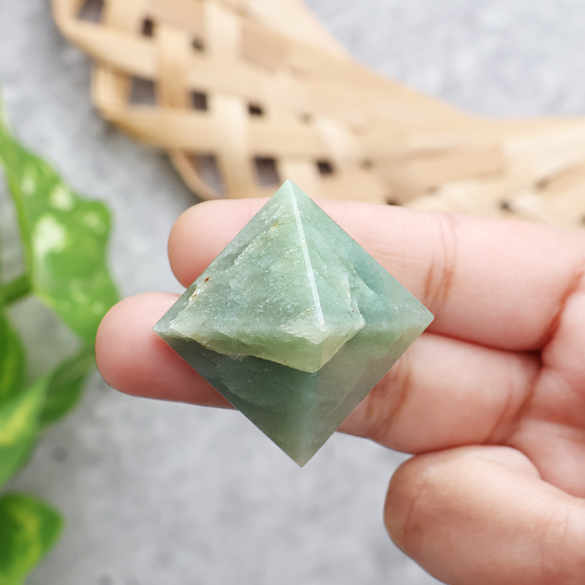 Green Aventurine Stone Small Pyramid