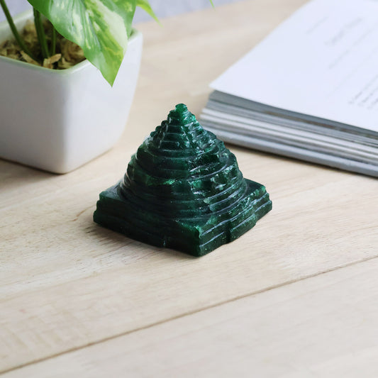 Green Jade Shree Yantra