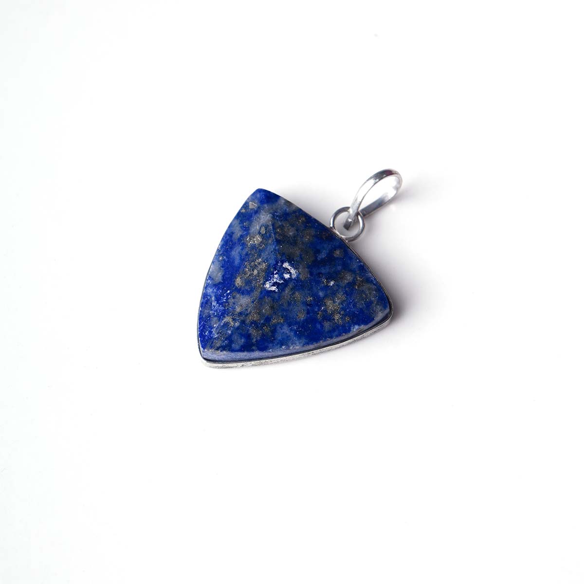 Lapis Lazuli Crystal Triangle Pendant