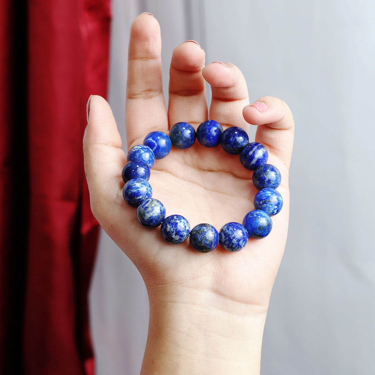 Lapis Lazuli Round Beads  Bracelet