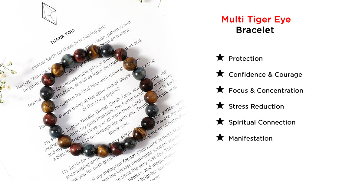 Multi Tiger Eye Bracelet