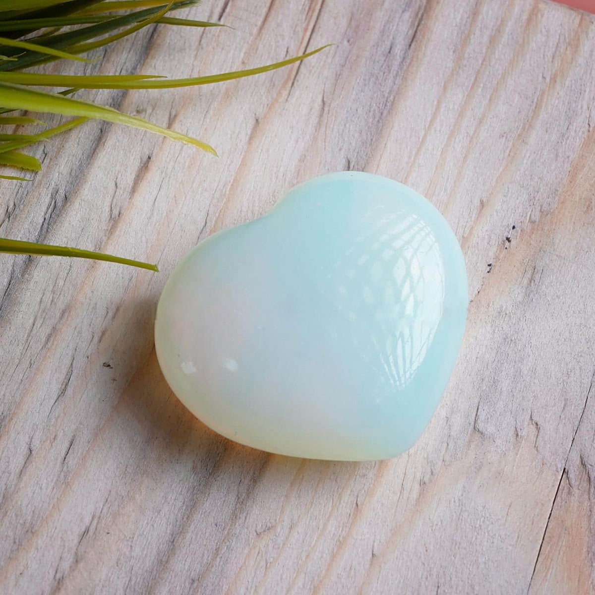 Opalite Heart Stone