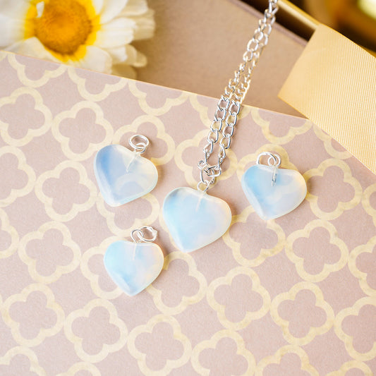 Opalite Heart Pendant