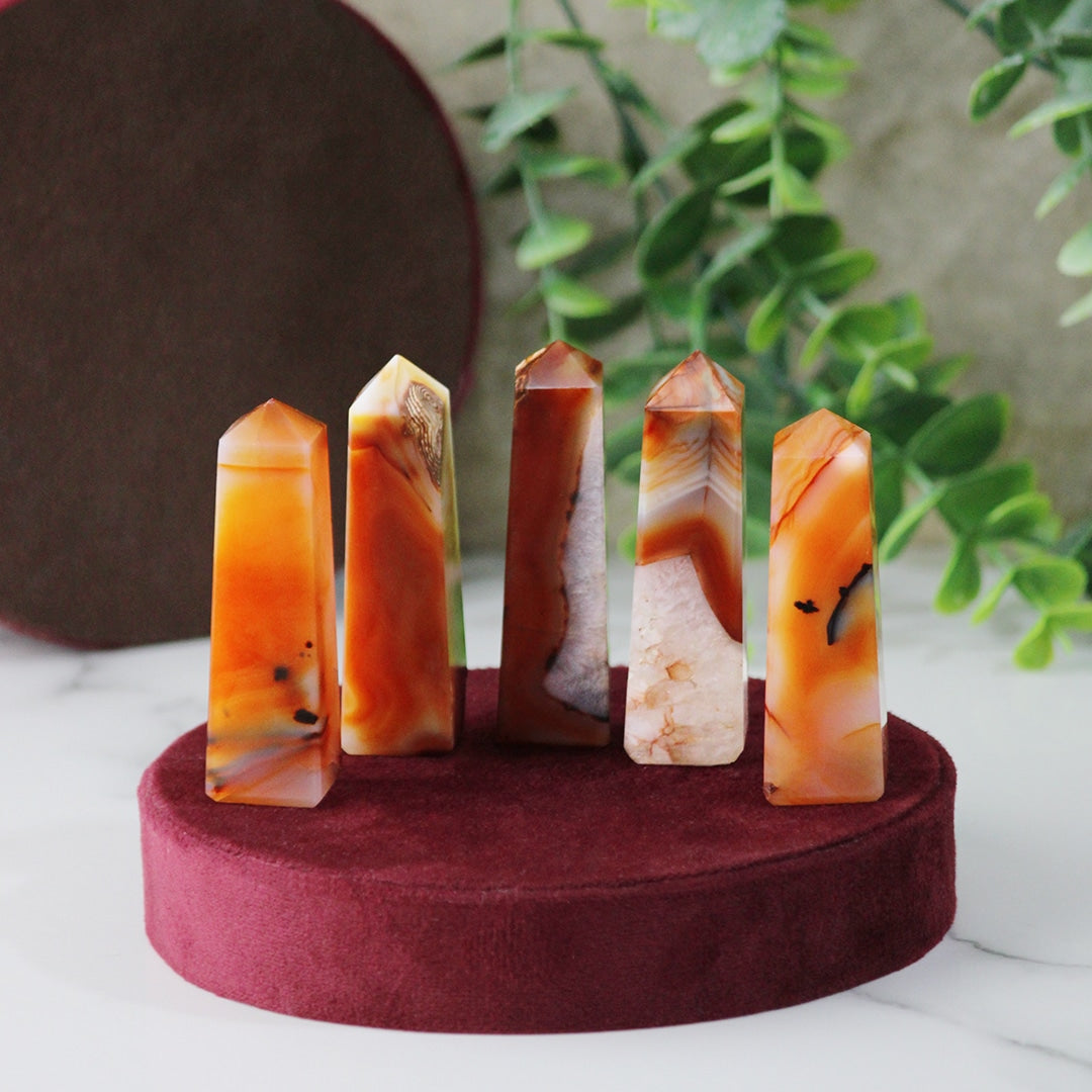 Red Carnelian Tower Point