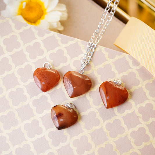 Red Carnelian Heart Pendant