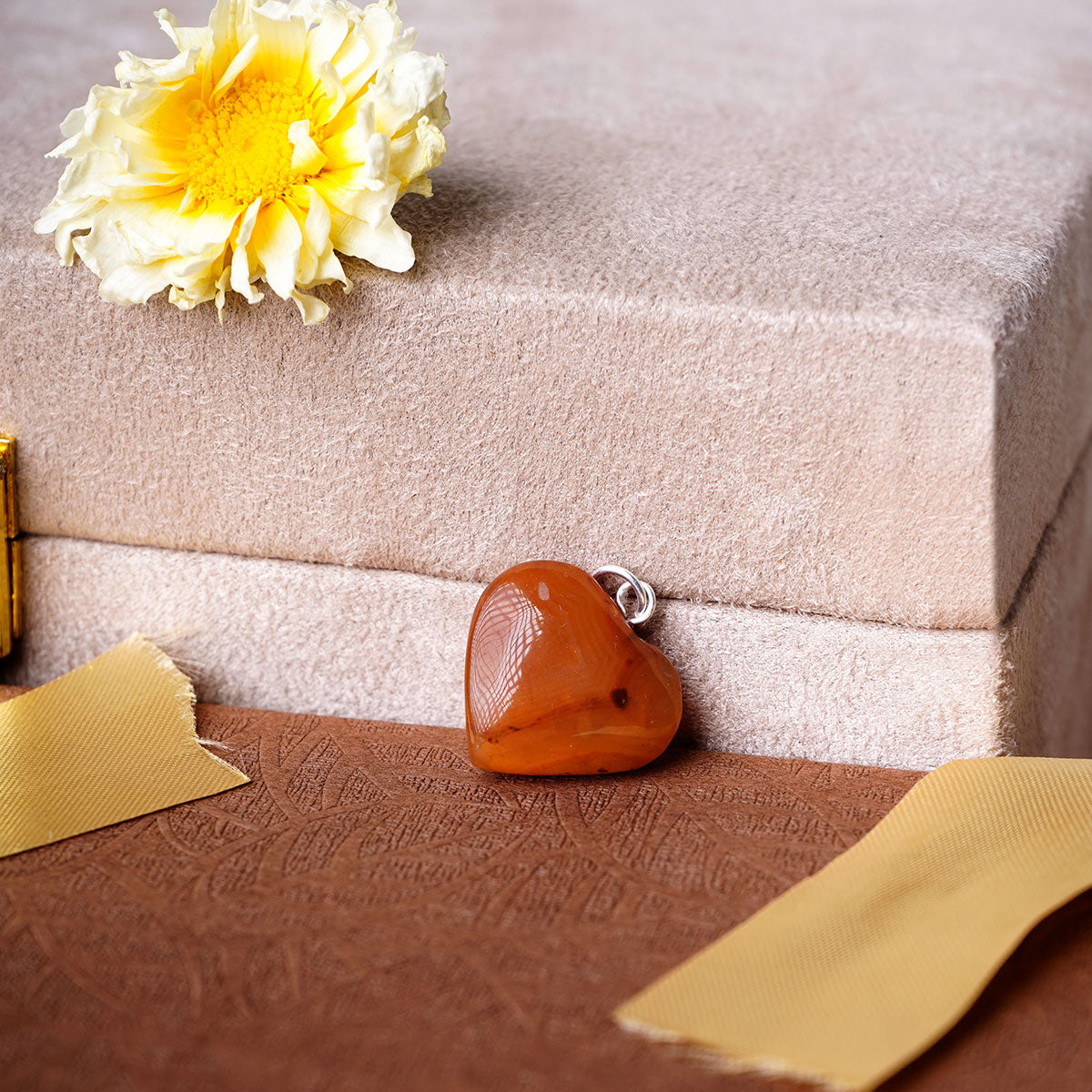 Red Carnelian Heart Pendant