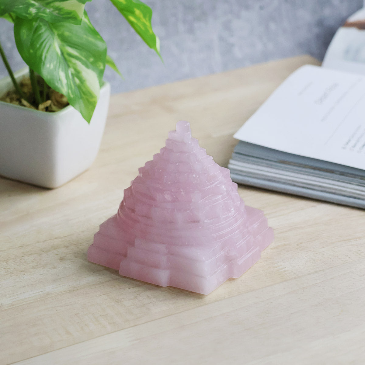 Rose Quartz Shree Yantra