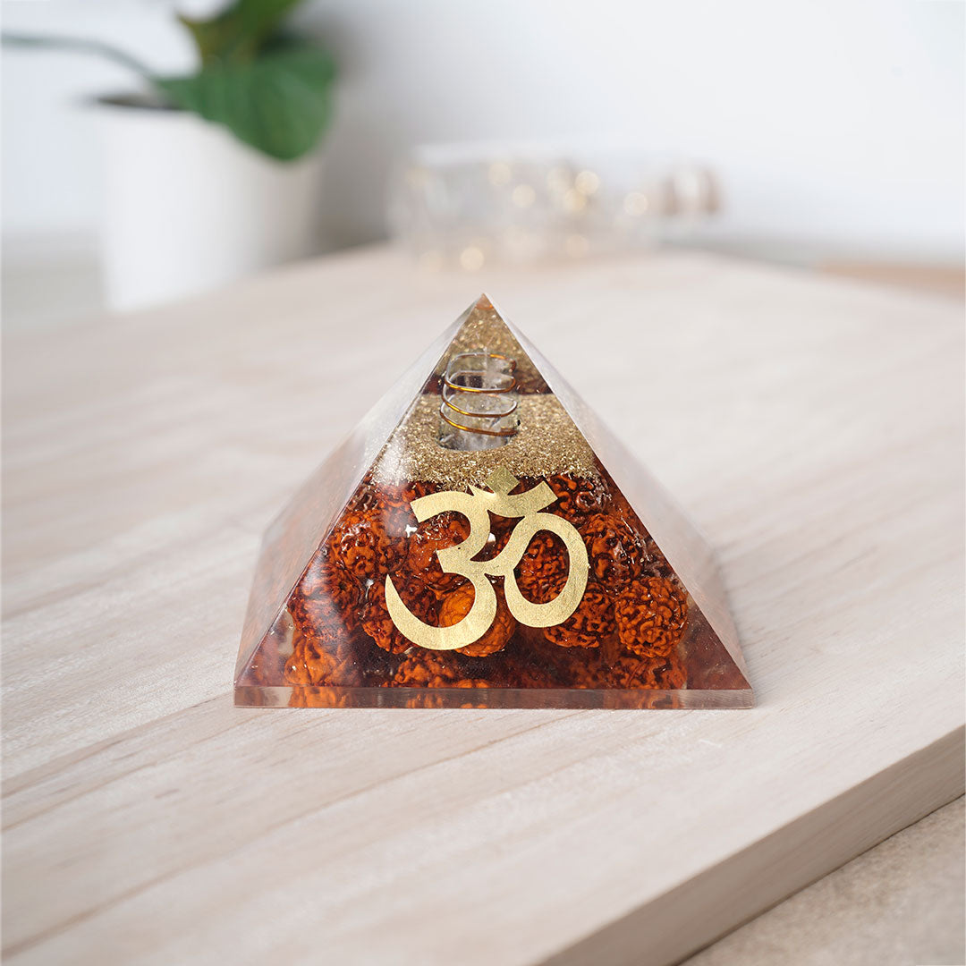 Rudraksha Orgone Pyramid