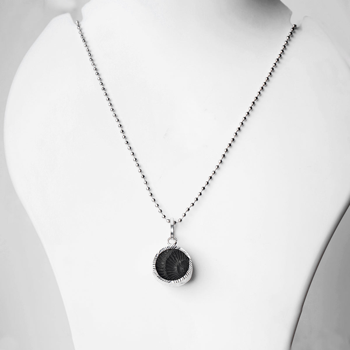 Shaligram Round Pendant