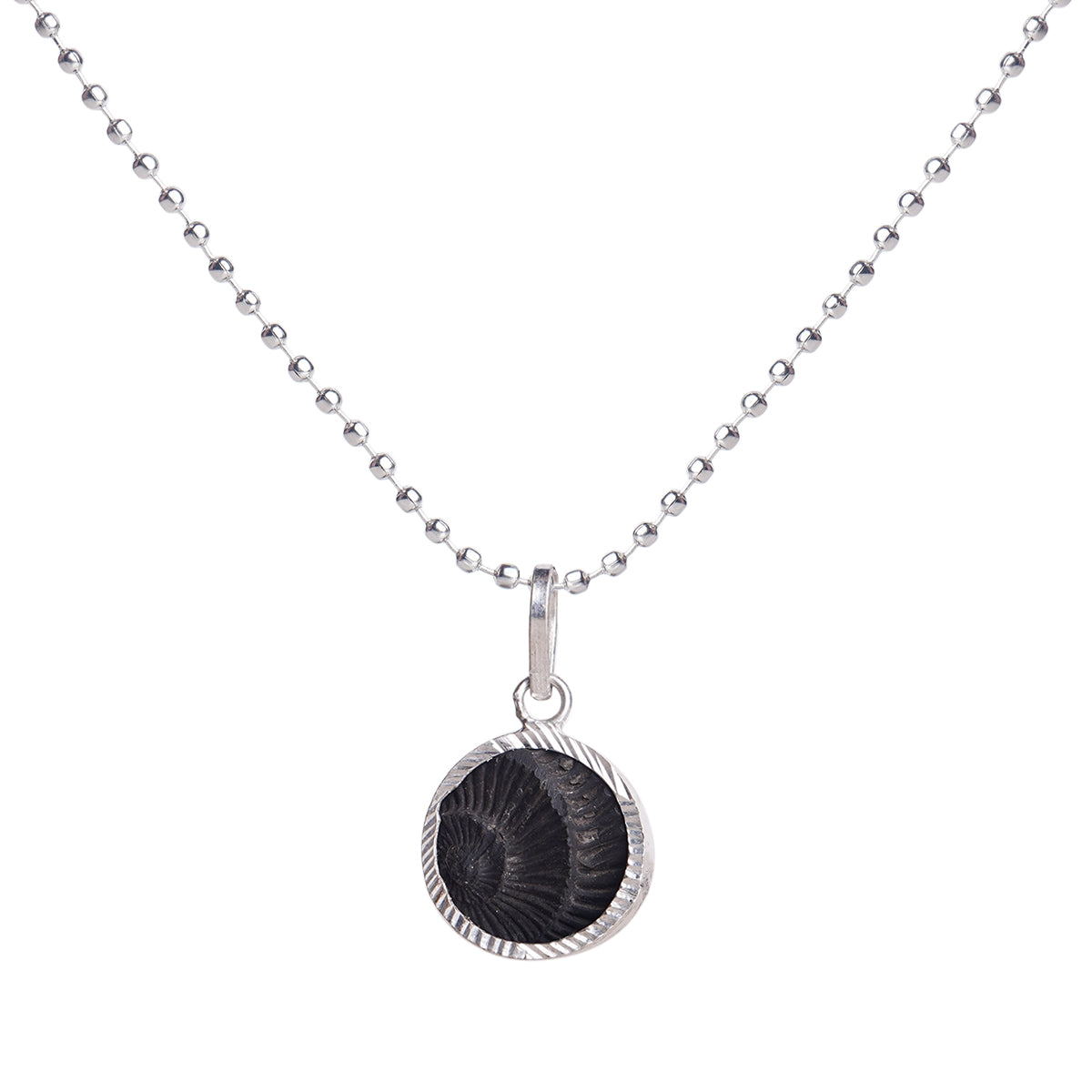 Shaligram Round Pendant