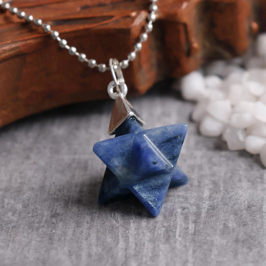 Sodalite Merkaba Shape Pendant