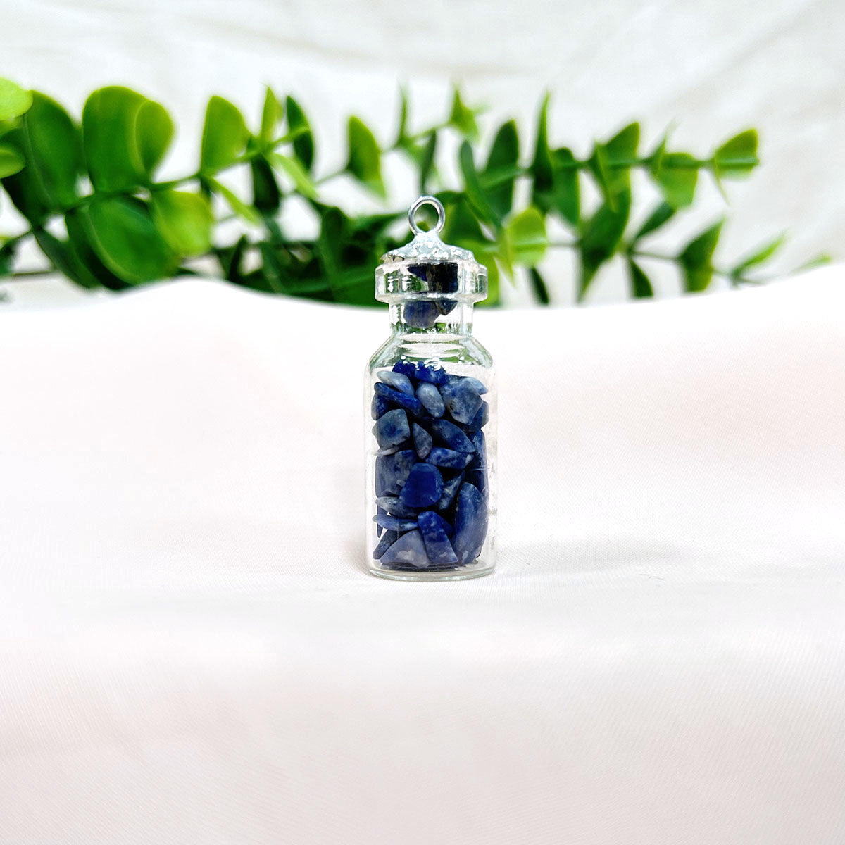 Sodalite Chips Bottle Pendant