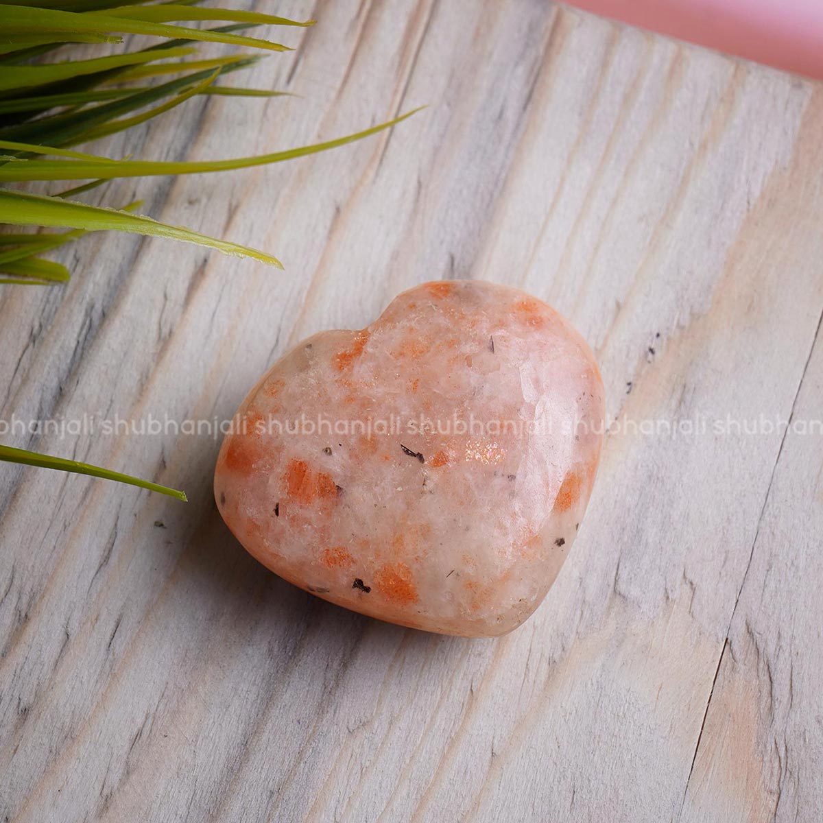 Sunstone Crystal Heart