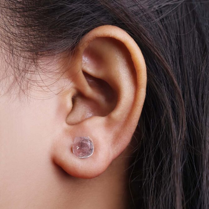 Sunstone Raw Studs Earrings