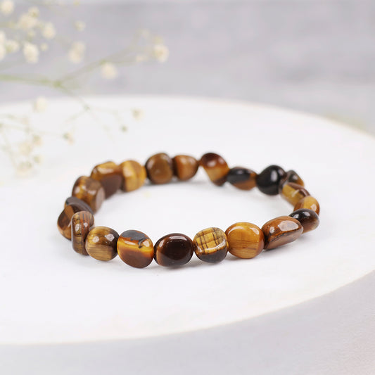 Tiger Eye Small Tumble Bracelet