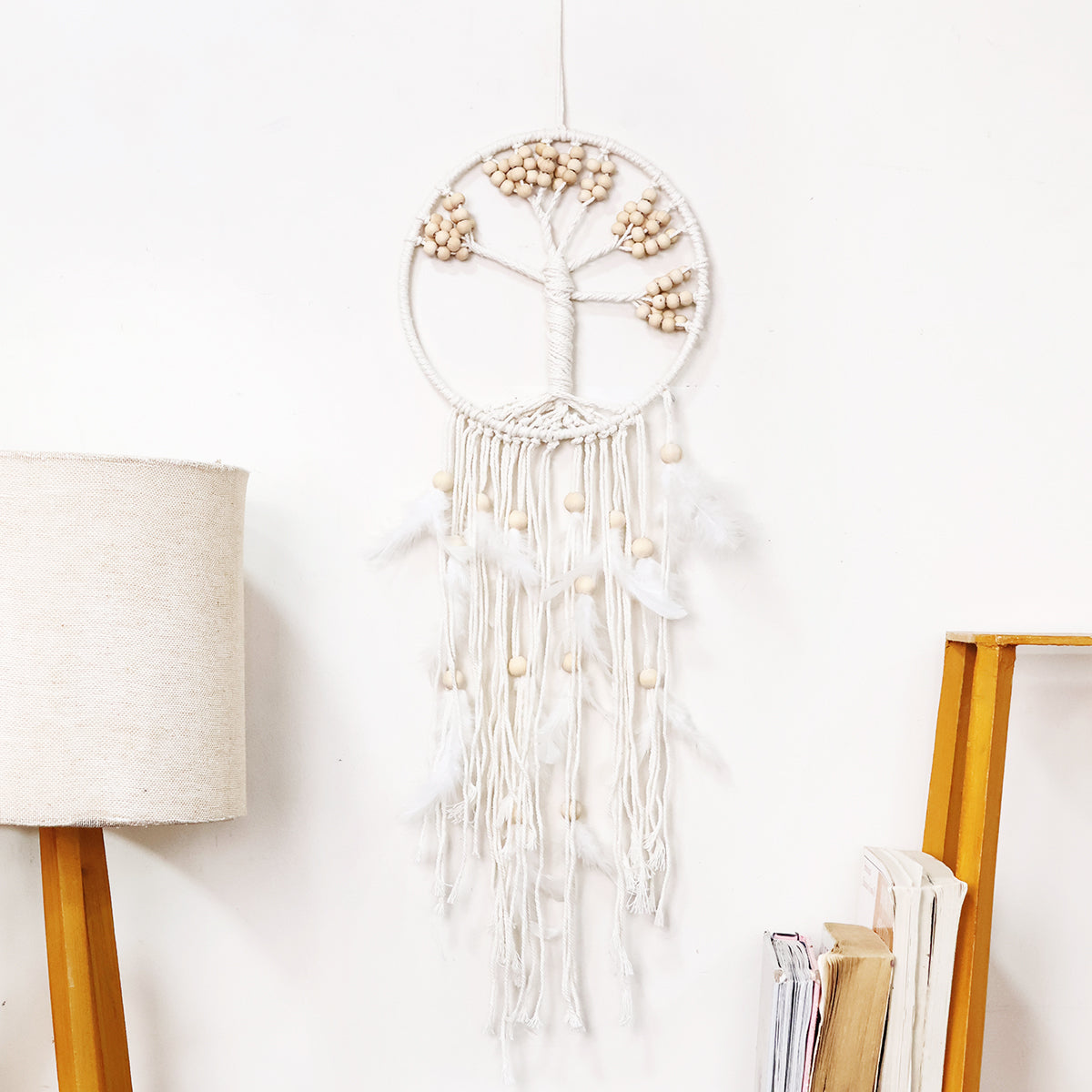 White Tree Of Life Dream Catcher