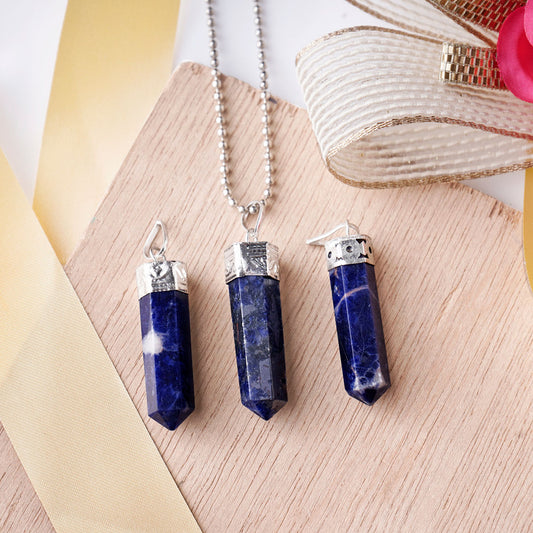 Sodalite Pencil Pendant