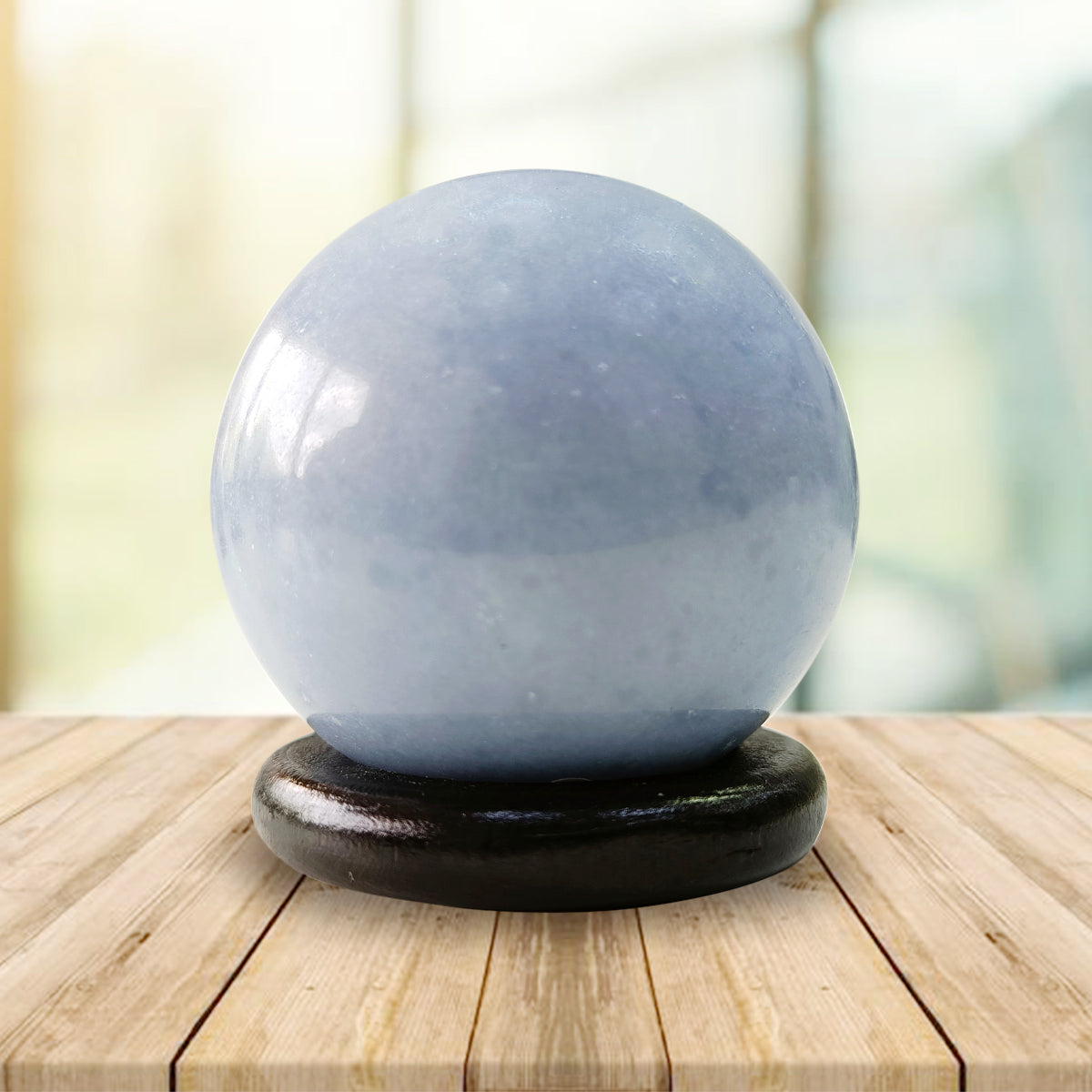 Blue Angelite  Sphere Ball