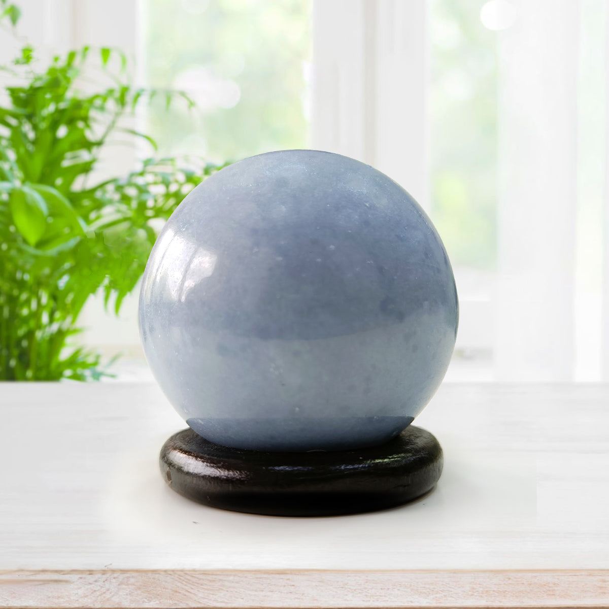 Blue Angelite  Sphere Ball