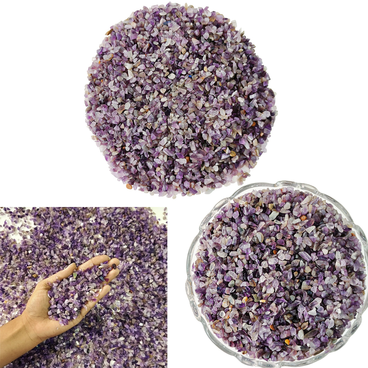 Amethyst chips