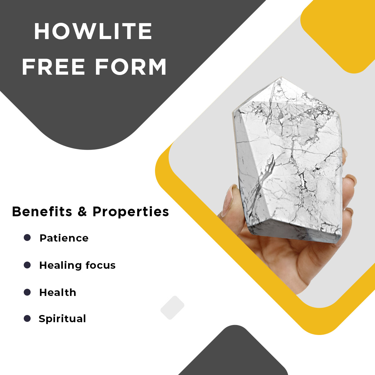 Howlite Free Form