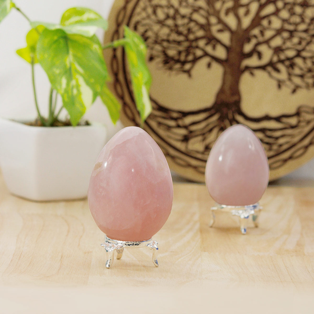 Rose Quartz Egg