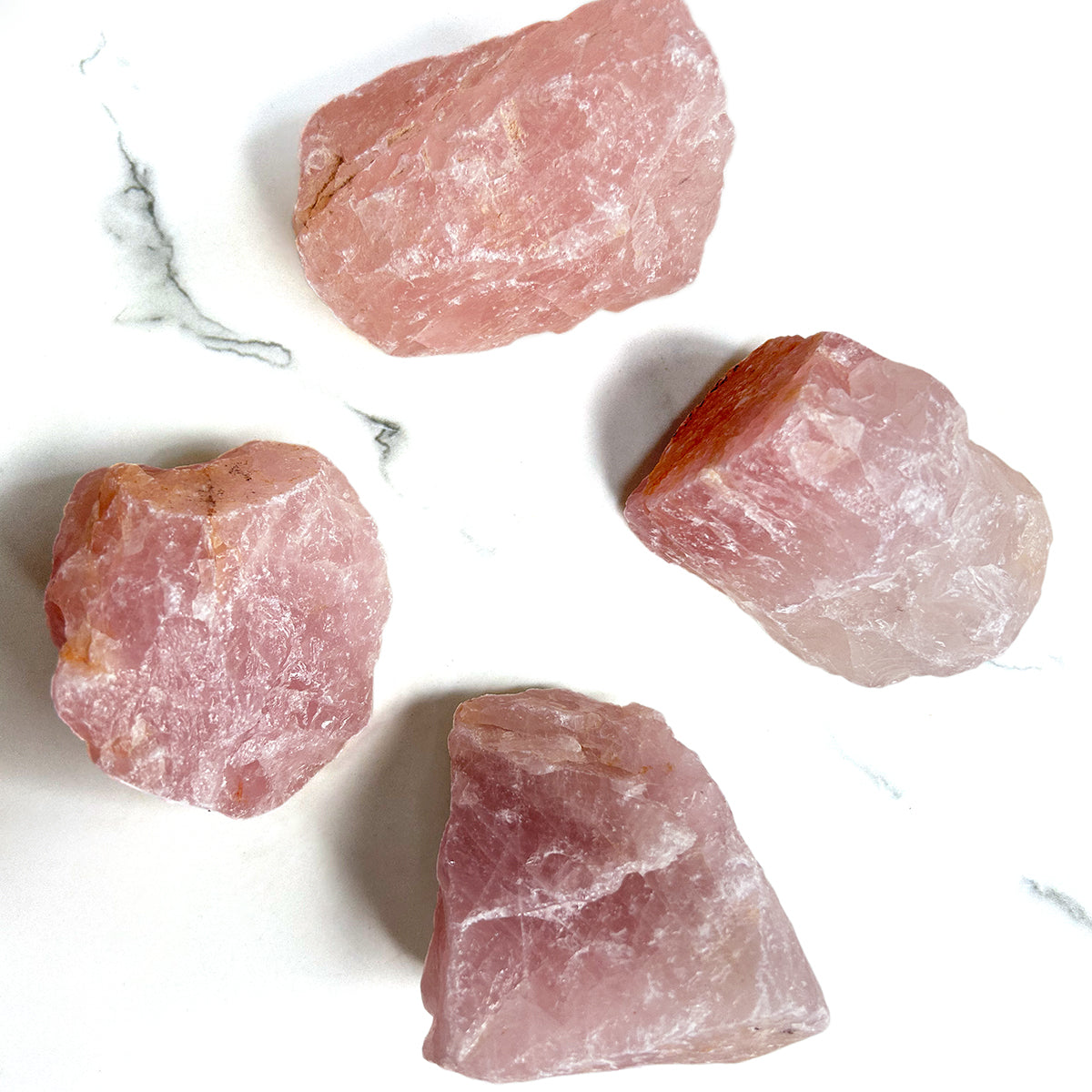 Rose Quartz Raw Rough Stone