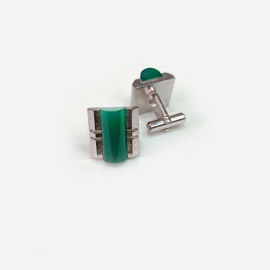 Green Onyx Cufflinks