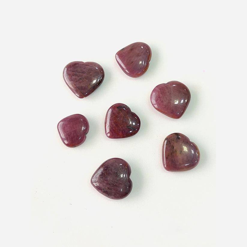 Ruby Puffy Hearts