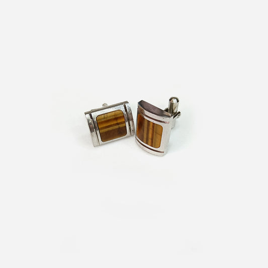 Tiger's Eye Cufflinks