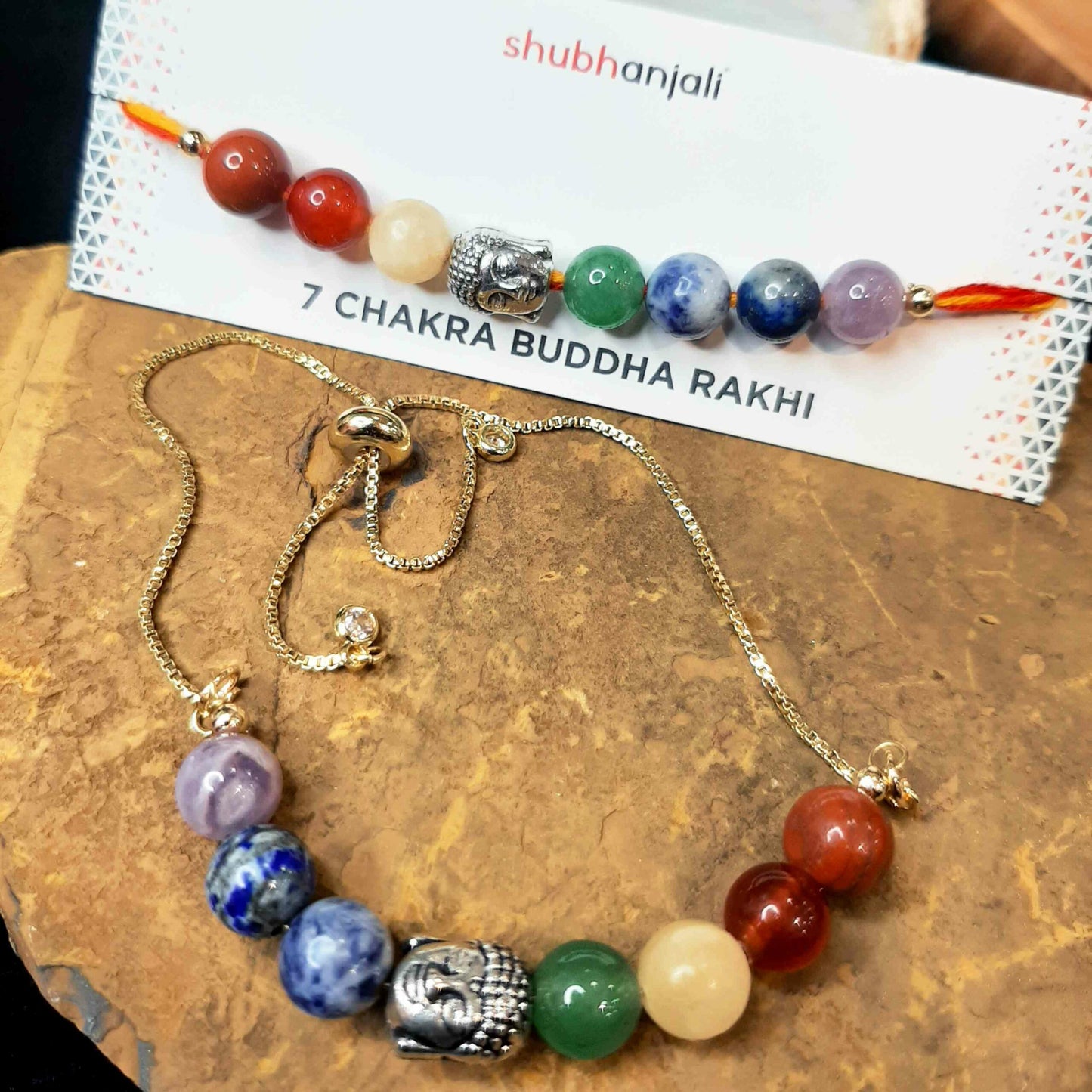 7 Chakra Buddha Rakhi