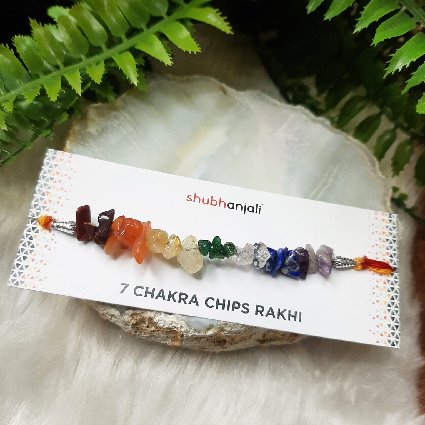 7 Chakra Chips Rakhi