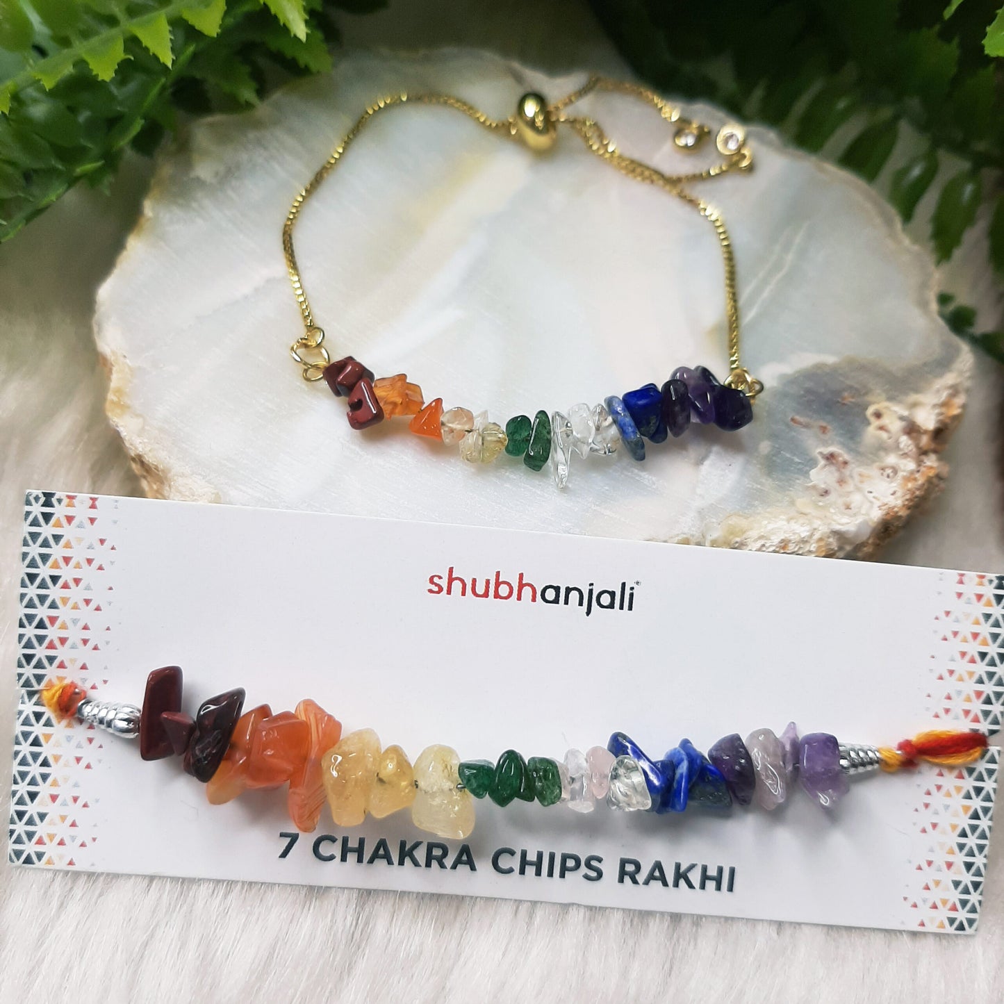 7 Chakra Chips Rakhi